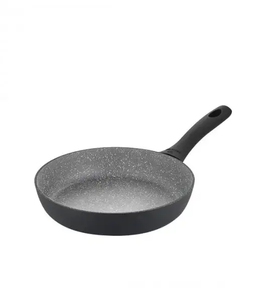 GERLACH GRANITEX GREY Patelnia z powłoką ceramiczną ILAG Xera Dur 2® 28 cm / aluminium + pokrywka