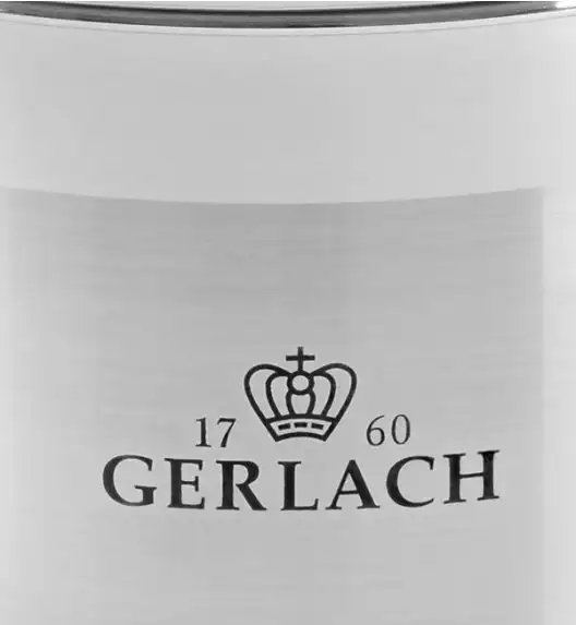 GERLACH BRAVA Komplet Garnki z pokrywkami 8 el + patelnie Gerlach Granitex Grey 20, 28 cm + pokrywki uniwersalne
