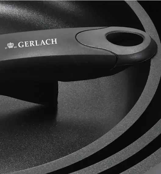 GERLACH Sendo Komplet garnki z pokrywkami 11 el  + patelnia Smart 20, 24, 28 cm + pokrywka silikonowa 3w1