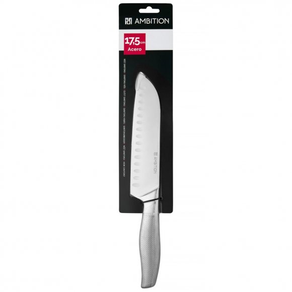 AMBITION ACERO Nóż santoku 17,5 cm / stal nierdzewna