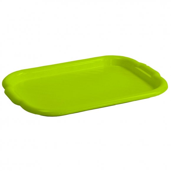 DOMOTTI CLEVER Taca do serwowania 40 x 28 cm z tworzywa sztucznego / zielona