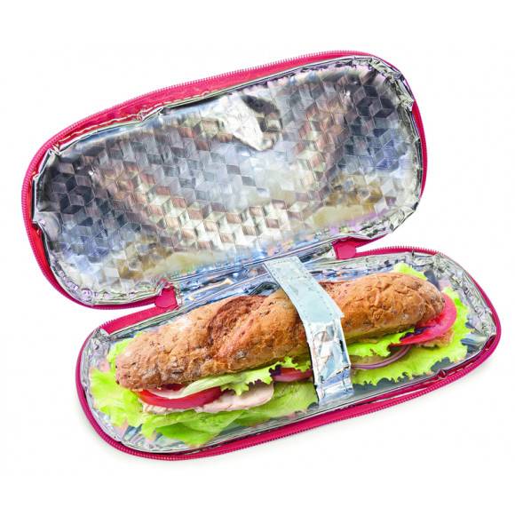 Organizer podłużny na kanapkę i przekąski Lunch Bag Teen Boy marki Iris w kolorze czerwonym / Btrzy