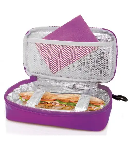 Organizer podłużny na kanapkę i przekąski Lunch Time marki Iris w kolorze fioletowym / Btrzy