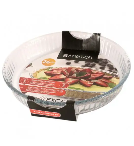 AMBITION EXCELLENT Forma na tartę 26 cm / szkło żaroodporne