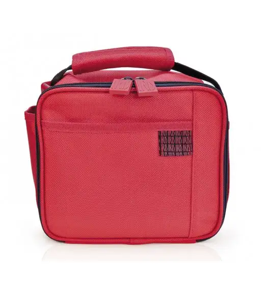 Praktyczna torba mini na lunch Iris Deco Vichy z pojemnikiem 0,6 l w kolorze czerwonym / Btrzy