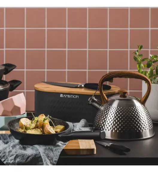 AMBITION DIAMOND Komplet noży + obierak / 3 el / powłoka non-stick