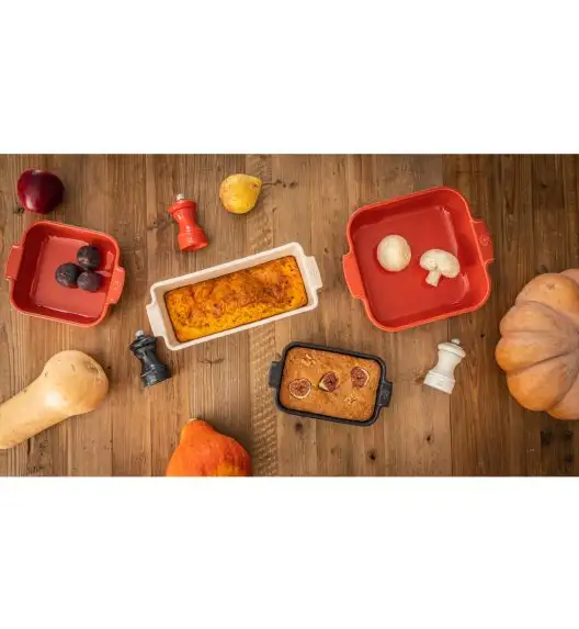 PEUGEOT APPOLIA Naczynie kwadratowe / 36 cm / czerwone