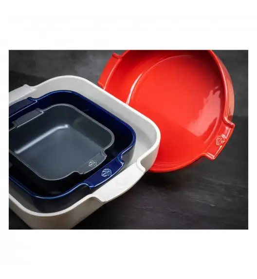 PEUGEOT APPOLIA Naczynie kwadratowe / 36 cm / czerwone
