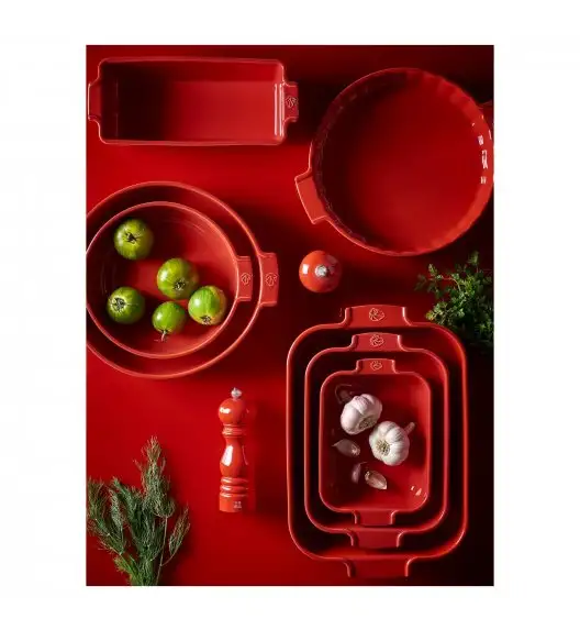 PEUGEOT APPOLIA Naczynie kwadratowe / 36 cm / czerwone