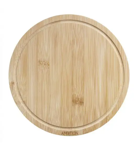 AMBITION PALOMA Okrągła deska do krojenia 24 cm / drewno bambusowe