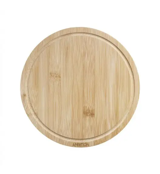 AMBITION PALOMA Okrągła deska do krojenia 20 cm / drewno bambusowe