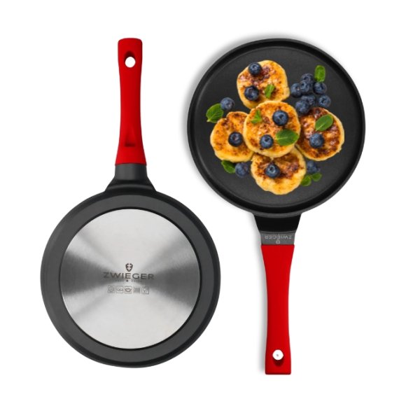 ZWIEGER OBSIDIAN Patelnia do naleśników 26 cm GREBLON non- stick