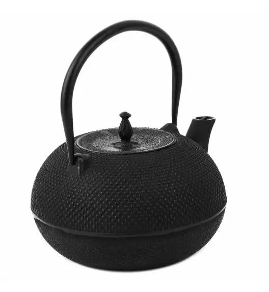 KONIGHOFFER HANAKO Żeliwny imbryk do herbaty z zaparzaczem 1,8 l / czarny