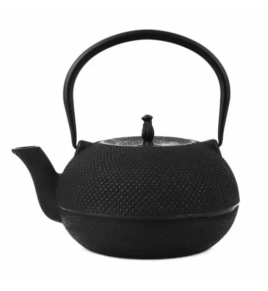 KONIGHOFFER HANAKO Żeliwny imbryk do herbaty z zaparzaczem 1,8 l / czarny