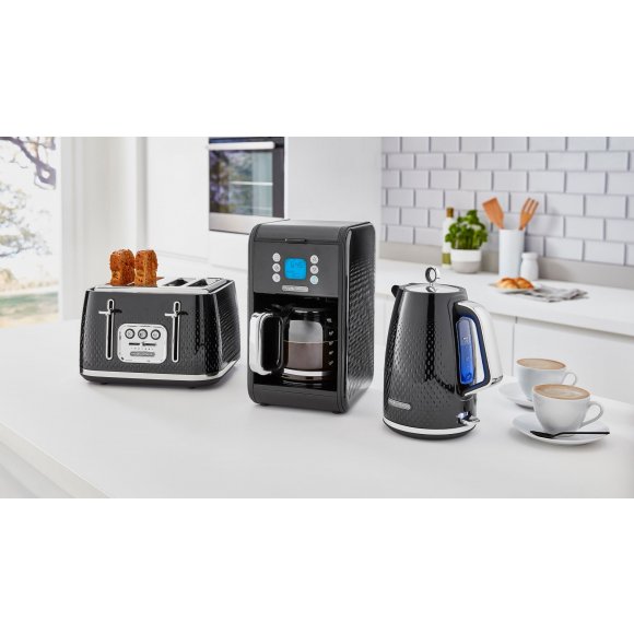 MORPHY RICHARDS VERVE Toster na 4 kromki / czarny / 243010