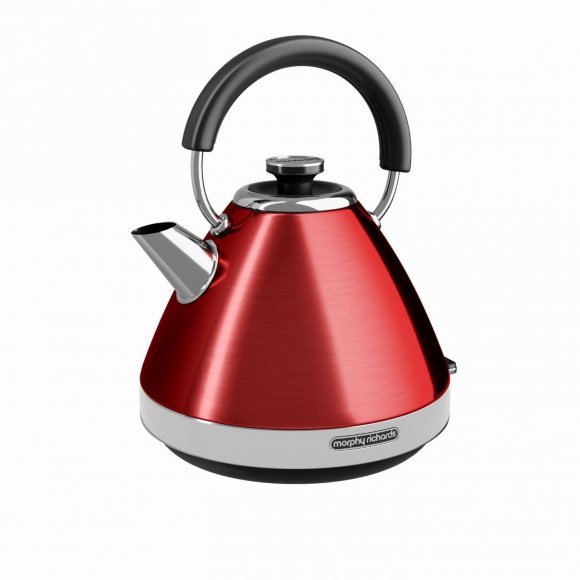 MORPHY RICHARDS VENTURE PYRAMID Czajnik elektryczny 1,5 l / czerwony