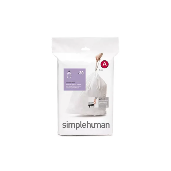 SIMPLEHUMAN Worki na śmieci / 4,5L / 30 szt.