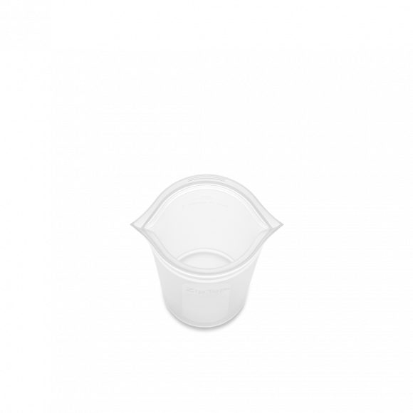 ZIP TOP Pojemnik na przekąski / 0,237 L / silikon platynowy / biały