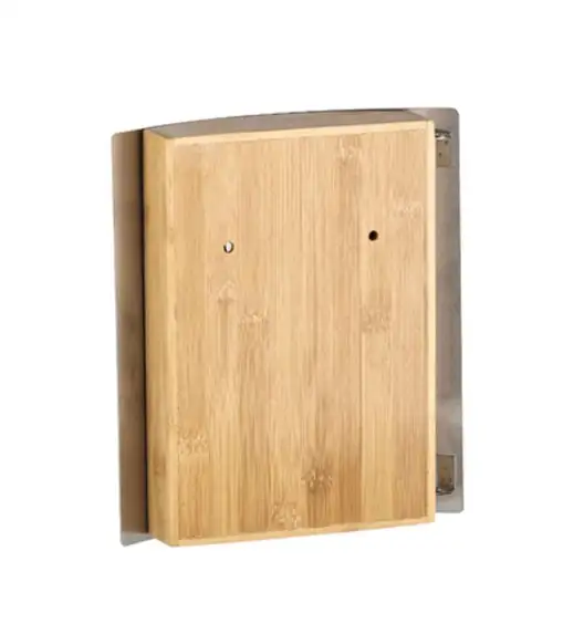 ZELLER Skrzynka na klucze 21,5 x 6 x 24,5 cm / drewno bambusowe