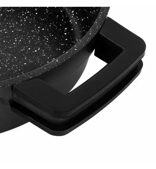 STARKE PRO TAYLOR MARBLE Patelnia z pokrywką 28 cm / dwa uchwyty / Greblon® C3