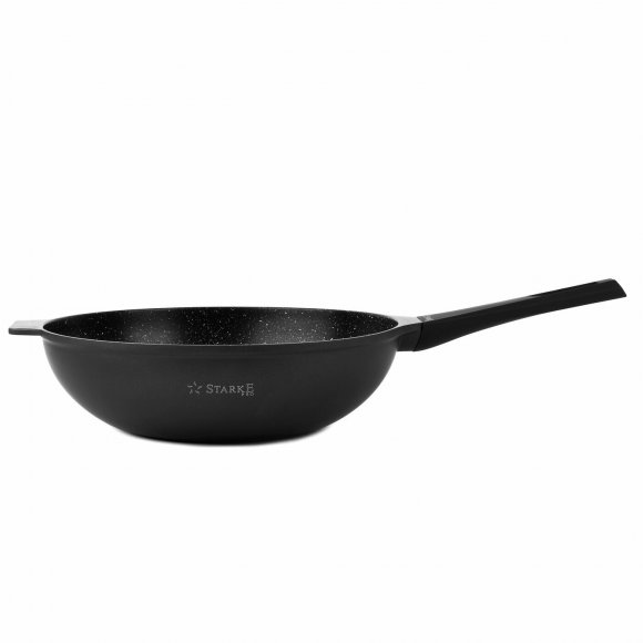 STARKE PRO TAYLOR MARBLE Wok z pokrywką 32 cm / Greblon® C3