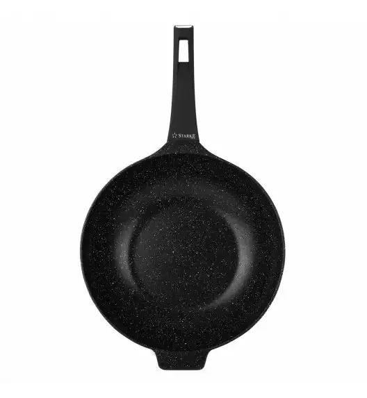 STARKE PRO TAYLOR MARBLE Wok z pokrywką 32 cm / Greblon® C3
