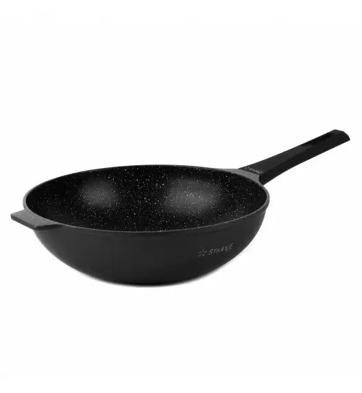 STARKE PRO TAYLOR MARBLE Wok z pokrywką 32 cm / Greblon® C3