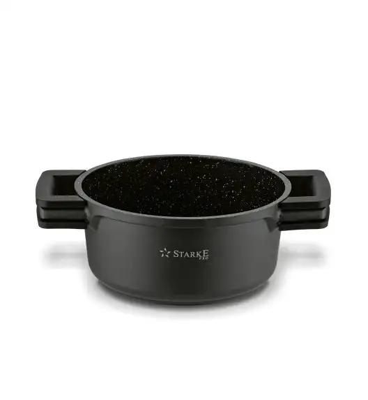 STARKE PRO TAYLOR MARBLE Garnek z pokrywką 20 cm / 2,4 l / Greblon® C3
