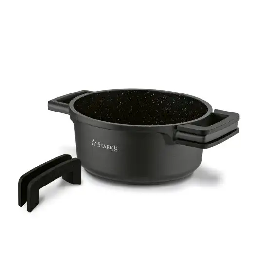 STARKE PRO TAYLOR MARBLE Garnek z pokrywką 20 cm / 2,4 l / Greblon® C3