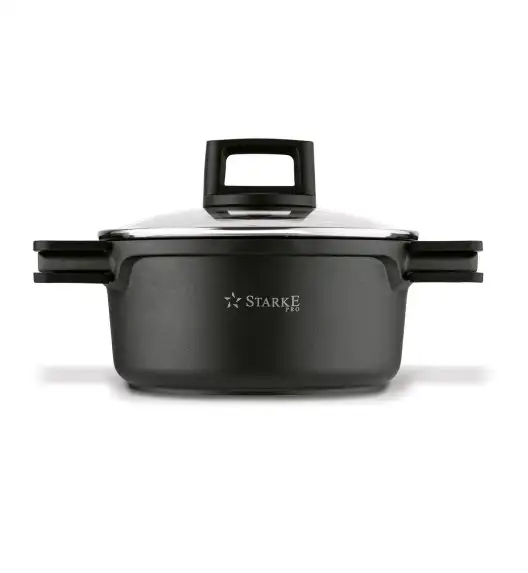 STARKE PRO TAYLOR MARBLE Garnek z pokrywką 20 cm / 2,4 l / Greblon® C3