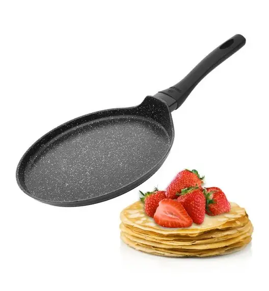 GERLACH GRANITEX Patelnia naleśnikowa 25 cm z powłoką ceramiczną  ILAG Xera Dur 2® / aluminium