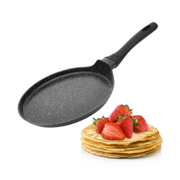 GERLACH GRANITEX Patelnia naleśnikowa 25 cm z powłoką ceramiczną  ILAG Xera Dur 2® / aluminium