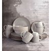 LUBIANA BOSS 6630Z Serwis obiadowy 52 el / 12 osób / szary / porcelana ręcznie malowana