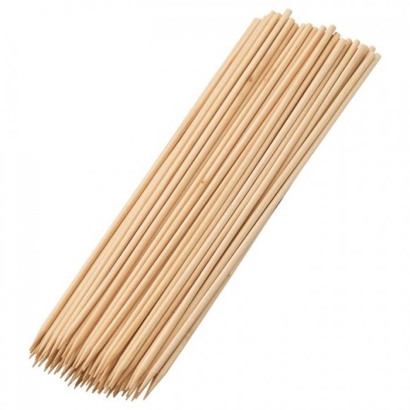 WESTMARK WOODY Zestaw 100 wykałaczek 20 cm do kebaba / drewno bambusowe