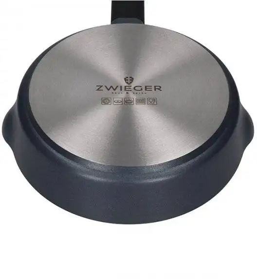ZWIEGER VESNA Komplet 3 patelni 20, 24, 28 cm + Pokrywki Tadar / GREBLON C3 non-stick / indukcja