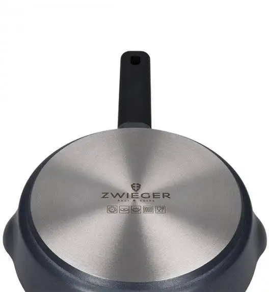 ZWIEGER VESNA Komplet 3 patelni 20, 24, 28 cm + Pokrywki Tadar / GREBLON C3 non-stick / indukcja