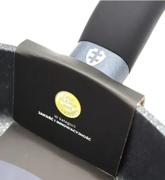 ZWIEGER VESNA Patelnia 24 cm + Pokrywka Tadar / GREBLON C3 non-stick / indukcja