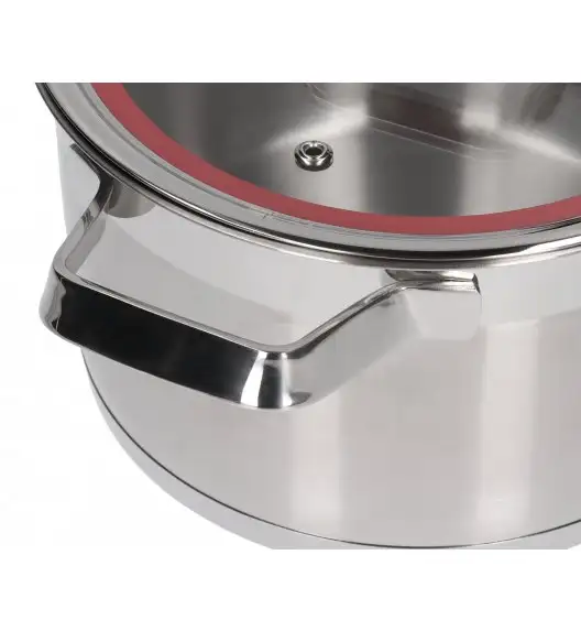 ZWIEGER KLASSIKER Komplet garnków z pokrywkami 11 el / stal nierdzewna SS 304+ Patelnia Practi Plus 20, 24, 28 cm