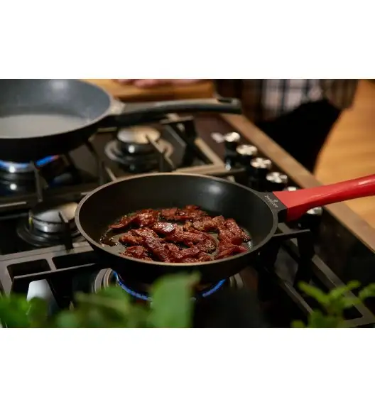 ZWIEGER OBSIDIAN Komplet patelni 20, 24 cm + patelnia głęboka 28 cm / powłoka GREBLON non- stick