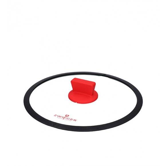 ZWIEGER OBSIDIAN Komplet Garnki 6 el z pokrywkami 5,5l/ 3,5l/ 2l +rondel +patelnia głęboka 28 cm / GREBLON C3+