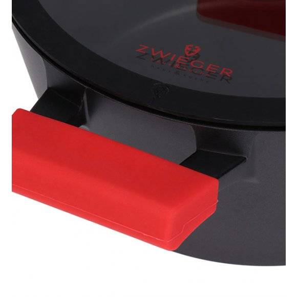 ZWIEGER OBSIDIAN Komplet Garnki 6 el z pokrywkami 5,5l/ 3,5l/ 2l +rondel +patelnia głęboka 28 cm / GREBLON C3+
