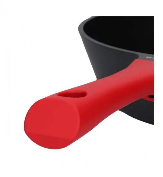 ZWIEGER OBSIDIAN Komplet Garnki 6 el z pokrywkami 5,5l/ 3,5l/ 2l +rondel + patelnie 20, 24, 28 cm + głęboka 28 cm / GREBLON 