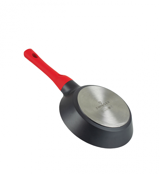 ZWIEGER OBSIDIAN Komplet Garnki 6 el z pokrywkami 5,5l/ 3,5l/ 2l +rondel + patelnie 20, 24, 28 cm + głęboka 28 cm + pokrywki Tadar/ GREBLON 