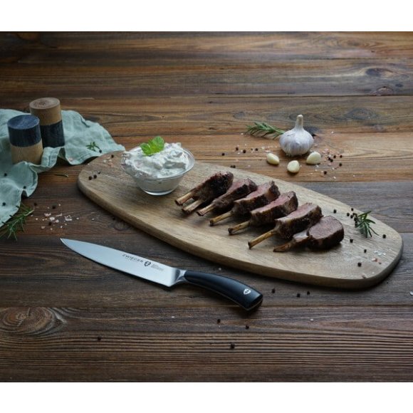 ZWIEGER OBSIDIAN Komplet 3 noży kuchennych / Nóż szefa kuchni + nóż do chleba + nóż uniwersalny