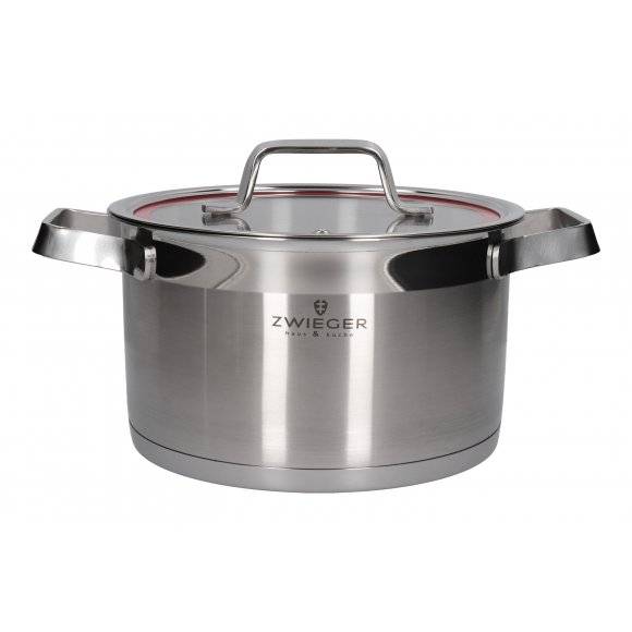 ZWIEGER KLASSIKER Komplet garnków z pokrywkami 11 el + Ganek Big Pot 8,5 L / stal nierdzewna SS 304