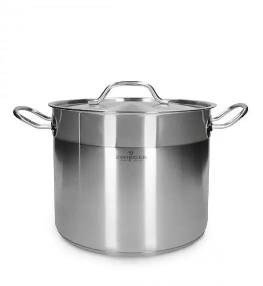 ZWIEGER KLASSIKER Komplet garnków z pokrywkami 11 el + Ganek Big Pot 10,5 L / stal nierdzewna SS 304 