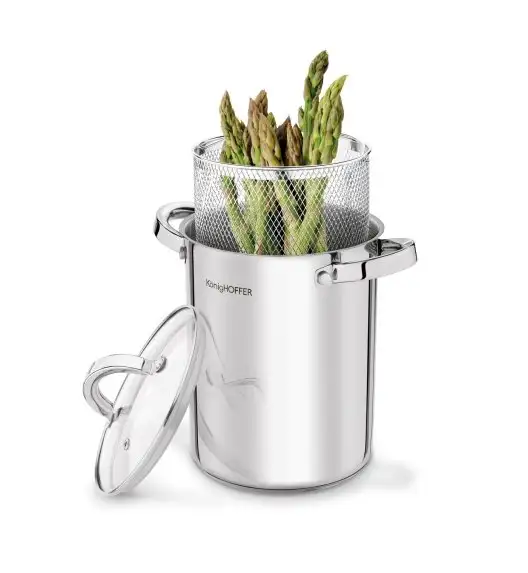 KONIGHOFFER Zestaw wędliniarski Szynkowar 1,5 l + garnek z sitkiem 4 l / stal nierdzewna