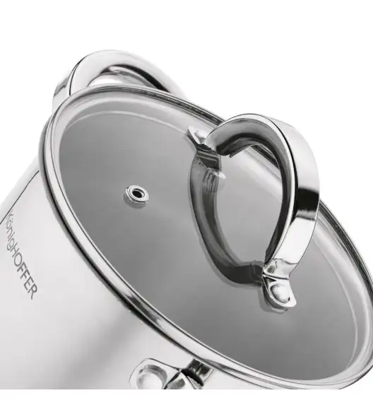 KONIGHOFFER Zestaw wędliniarski Szynkowar 1,5 l + garnek z sitkiem 4 l / stal nierdzewna