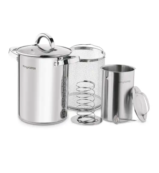 KONIGHOFFER Zestaw wędliniarski Szynkowar 1,5 l + garnek z sitkiem 4 l / stal nierdzewna