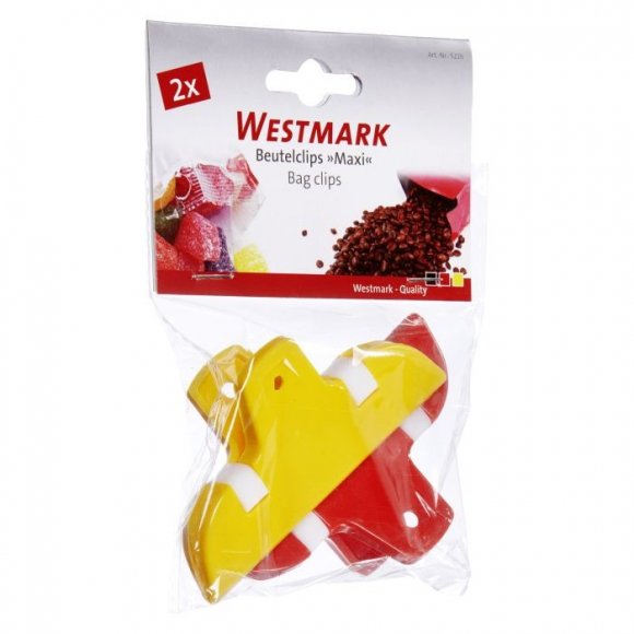 WESTMARK Dwa klipsy do torebek / maxi